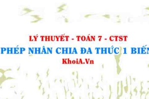 Cách nhân chia đa thức một biến? Tính chất của phép nhân đa thức 1 biến?